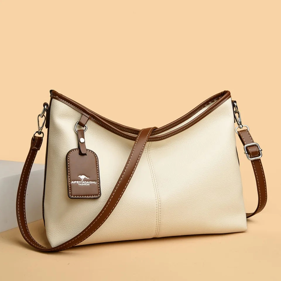 Sac Bandoulière Femme – Petit Tote Contrast Color Style Moderne