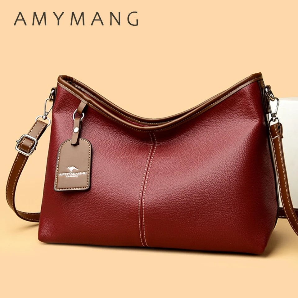 Sac Bandoulière Femme – Petit Tote Contrast Color Style Moderne