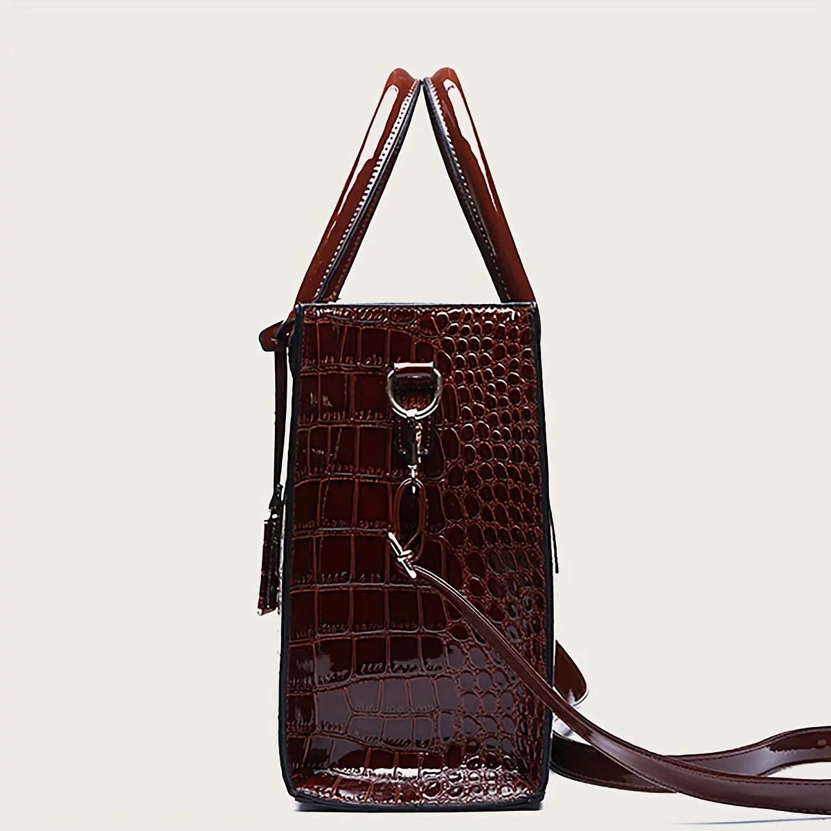 Grand Sac Cabas Femme Grande Capacité – Élégant, Fermeture Zippée, Idéal pour le Travail et le Quotidien