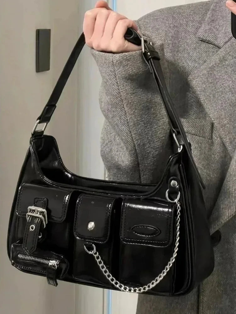 Sac Bandoulière Punk Y2K à Chaînes