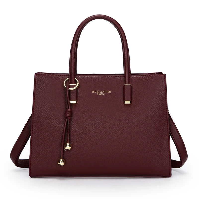 Sac Bandoulière Femme Designer – Cuir Véritable Style Multi-Niveaux