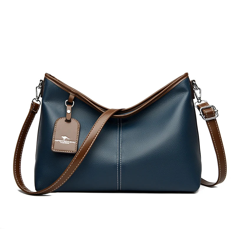Sac Bandoulière Femme – Petit Tote Contrast Color Style Moderne
