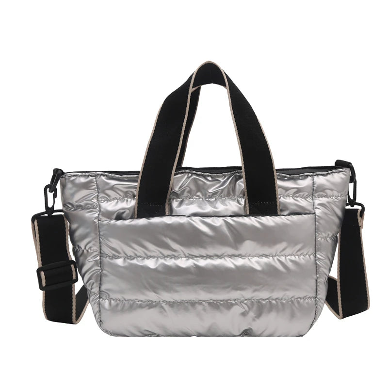 Sac Tote Matelassé Luxe 2025 – Style Doudoune Hiver Grande Capacité