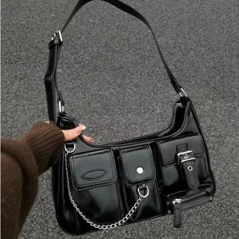Sac Bandoulière Punk Y2K à Chaînes