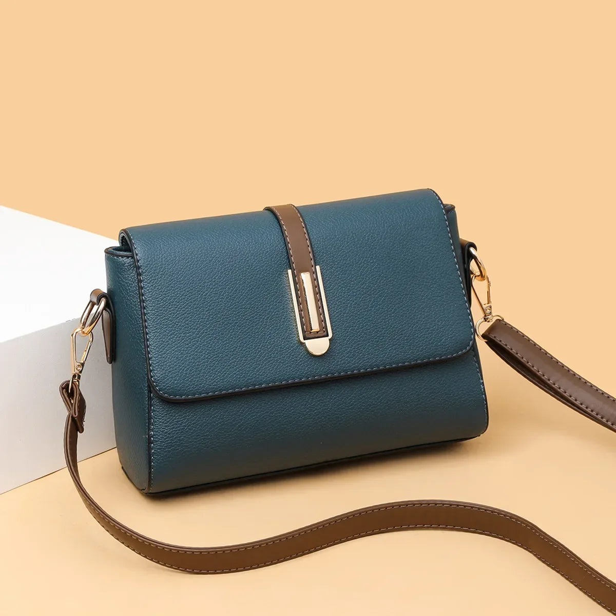 Sac Bandoulière Femme PU – Crossbody Messenger Style Fashion