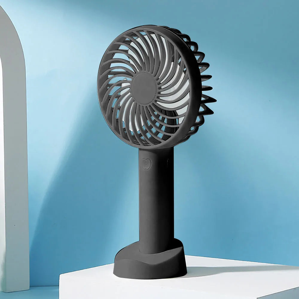 Mini Portable Fans Handheld USB Rechargeable Fan Mini Desktop Air Cooler Outdoor Fan Cooling Travel Hand Fans Ventilation Fan