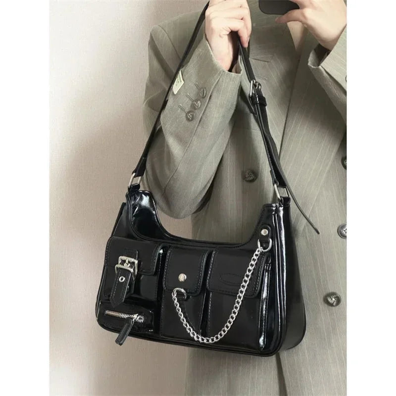 Sac Bandoulière Punk Y2K à Chaînes