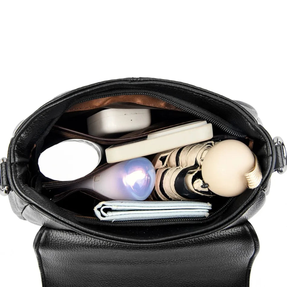 Sac Femme Cuir Souple – Crossbody Élégant Couleur Unie