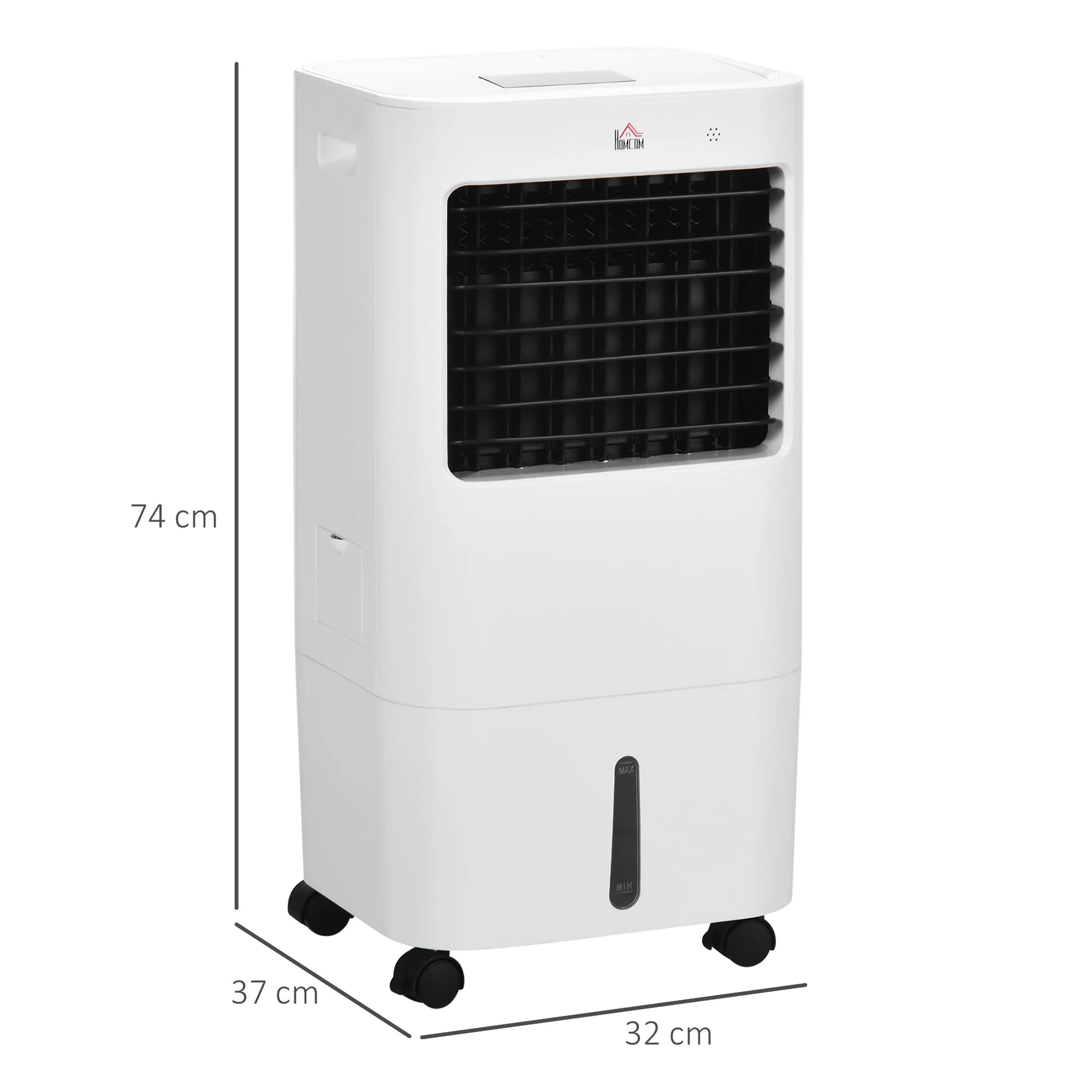 Air Cooler 3 Modes Timer Function Reelable Plastic White, Air Cooler, Cooling Fan, Water Cooling Fan
