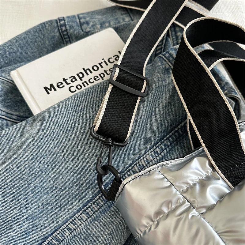 Sac Tote Matelassé Luxe 2025 – Style Doudoune Hiver Grande Capacité