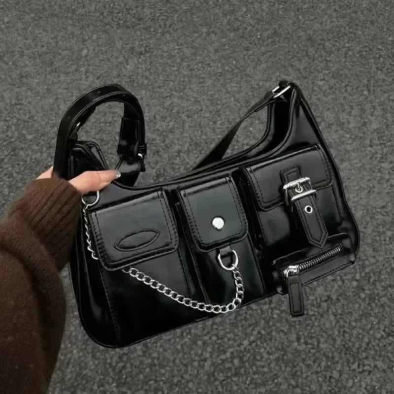 Sac Bandoulière Punk Y2K à Chaînes