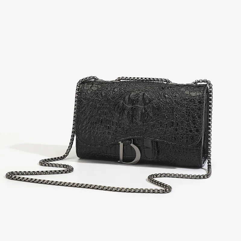 Sac Bandoulière Femme – Sac Chaîne Design Brillant Élégant