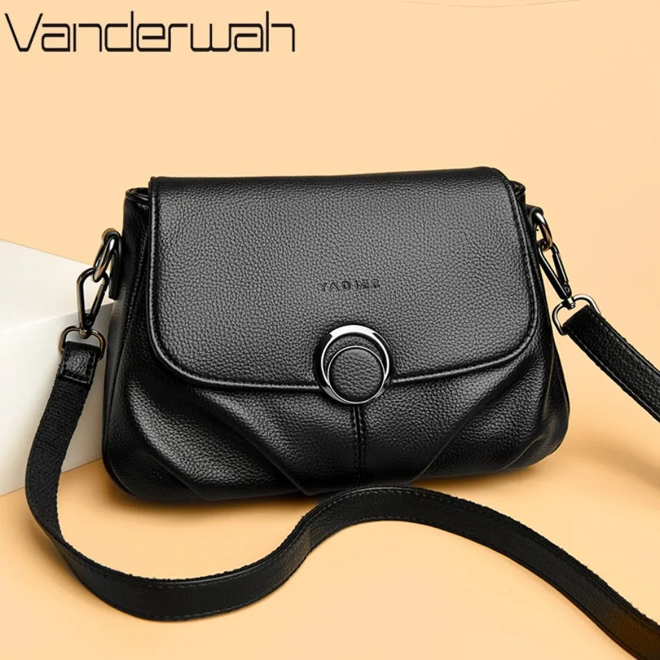 Sac Femme Cuir Souple – Crossbody Élégant Couleur Unie