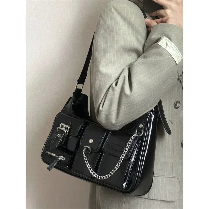 Sac Bandoulière Punk Y2K à Chaînes