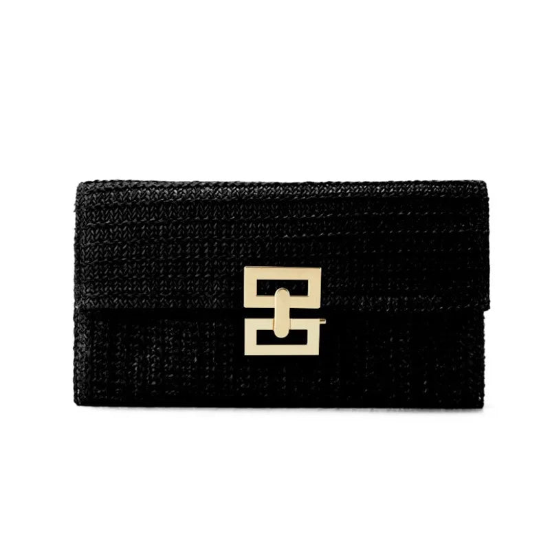Pochette Femme Tressée – Élégante, Légère et Idéale pour les Soirées, Vacances et le Quotidien