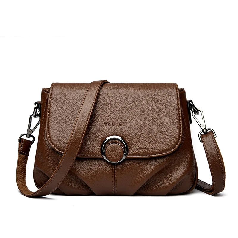 Sac Femme Cuir Souple – Crossbody Élégant Couleur Unie